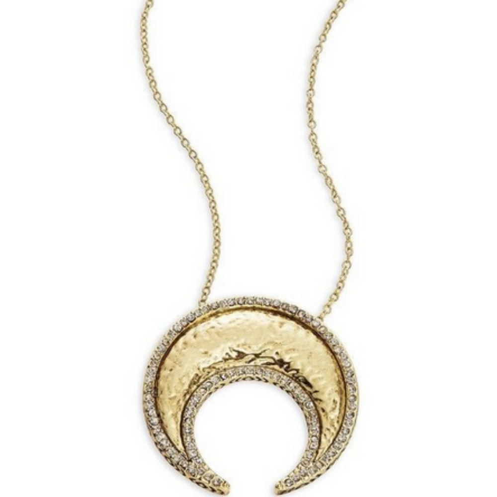 House of Harlow Half Moon Necklace